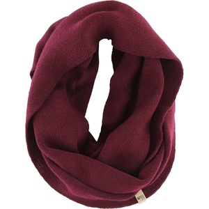 image:image100 Merino Wool Everyday Knit Infinity Scarf  Winter Loop Scarf  Midweight Scarves for Women and MenBurgundy