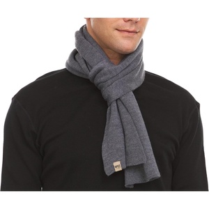 image:image100 Merino Wool Minus33 Everyday Knit Scarf  Winter Scarf  Midweight Scarves for Women and MenCharcoal Gray