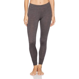 image:image100 Merino Wool Womens Base Layer Bottoms  Thermal Underwear  No Itch Renewable Fabric170 Lightweight Charcoal Gray