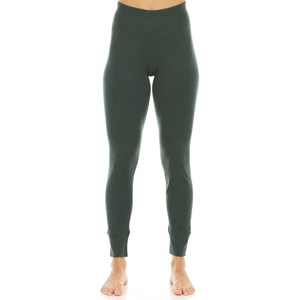 image:image100 Merino Wool Womens Base Layer Bottoms  Thermal Underwear  No Itch Renewable Fabric235 Midweight Forest Green