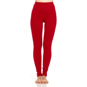image:image100 Merino Wool Womens Base Layer Bottoms  Thermal Underwear  No Itch Renewable Fabric235 Midweight True Red