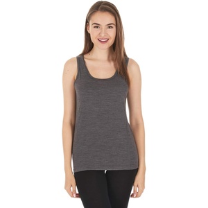 image:image100 Merino Wool Womens Lightweight Tank Top  Moisture Wicking Soft and Breathable Under ShirtCharcoal Gray