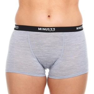 image:imageMerino Wool Boyshorts  Womens Underwear for Hiking  Moisture Wicking Underwear  Athletic AntiChafeAsh Gray