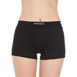 image:imageMerino Wool Boyshorts  Womens Underwear for Hiking  Moisture Wicking Underwear  Athletic AntiChafeBlack