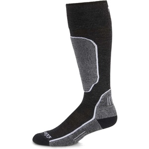image:imageMinus33 Merino Wool Mountain Heritage Elite Full Cushion Over the Calf Ski Socks  Made in the USA  Warm Knee High SocksBlack