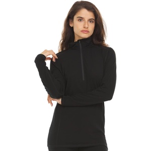 image:imageMinus33 Merino Wool Womens Woolverino Micro 14 ZipBlack