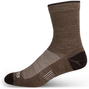 image:imageUSA Made  Crew Socks  Hiking Socks  Merino Wool  Mountain HeritageS15 Micro Weight Coffee