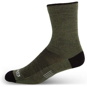 image:imageUSA Made  Crew Socks  Hiking Socks  Merino Wool  Mountain HeritageS15 Micro Weight Olive Drab