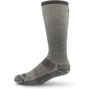 image:imageUSA Made  Heavyweight Over the Calf Merino Wool Socks  Ski and Snowboard Socks  Mountain HeritageS99 Expedition Gray Heather