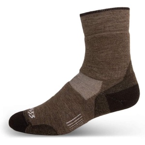image:imageUSA Made  Lightweight Crew Socks  Hiking Socks  Merino Wool  Mountain HeritageS55 Lightweight Coffee