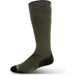 image:imageUSA Made  Lightweight Ski and Snowboard Socks  Over the Calf Socks  Merino Wool  Mountain HeritageS59 Lightweight Olive Drab