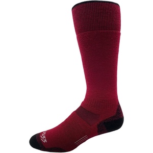 image:imageUSA Made  Lightweight Ski and Snowboard Socks  Over the Calf Socks  Merino Wool  Mountain HeritageS59 Lightweight True Red