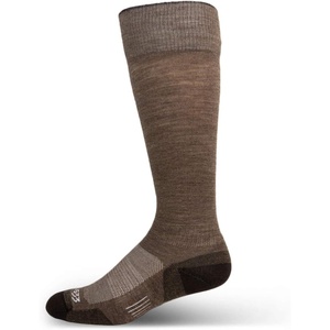 image:imageUSA Made  Micro Cushion Ski and Snowboard Socks  Over the Calf Socks  Merino Wool  Mountain HeritageS39 Micro  Cushion Coffee