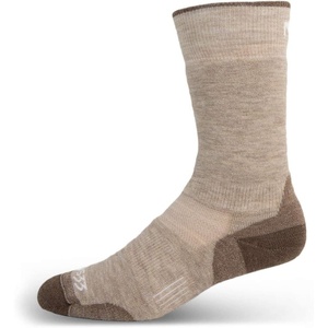 image:imageUSA Made  Micro Cushion Ski and Snowboard Socks  Over the Calf Socks  Merino Wool  Mountain HeritageS56 Lightweight Oatmeal