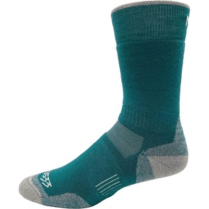 image:imageUSA Made  Micro Cushion Ski and Snowboard Socks  Over the Calf Socks  Merino Wool  Mountain HeritageS56 Lightweight Teal Green