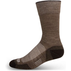 image:imageUSA Made  Microweight Cushion Boot Socks  Hunting Socks  Merino Wool  Mountain HeritageS36 Micro  Cushion Coffee