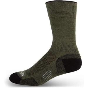 image:imageUSA Made  Microweight Cushion Boot Socks  Hunting Socks  Merino Wool  Mountain HeritageS36 Micro  Cushion Olive Drab