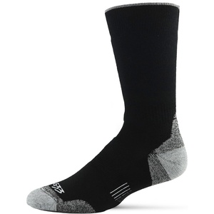 image:imageUSA Made  Midweight Merino Wool Boot Socks  Hunting Socks  Mountain HeritageS76 Midweight Black
