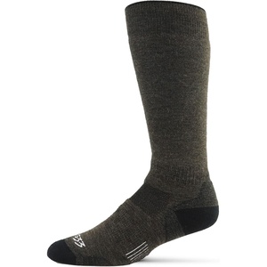 image:imageUSA Made  Midweight Merino Wool Over the Calf Socks  Ski and Snowboard SocksS79 Midweight Earthen