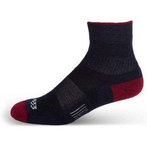 image:imageUSA Made  Mini Crew Socks  Hiking Socks  Merino Wool  Mountain HeritageS34 Micro  Cushion Patriot