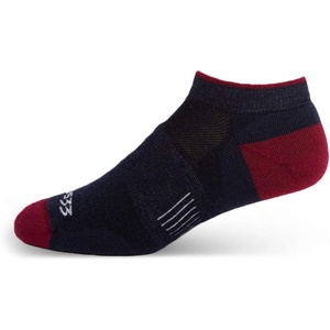 image:imageUSA Made  No Show Socks  Running Socks  Merino Wool  Mountain HeritageS51 Lightweight Patriot