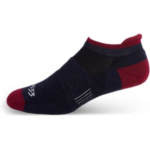 image:imageUSA Made  No Show Tab Socks  Running Socks  Merino Wool  Mountain HeritageS52 Lightweight Patriot
