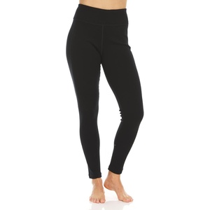 image:imageWomens 100 Merino Wool Heavyweight Base Layer Leggings for Cold WeatherBlack