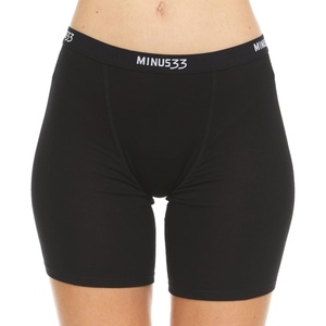image:imageWomens Boxer Briefs  5 Inch Inseam  84 Merino Wool  Athletic AntiChafe Underwear  Moisture Wicking Under ShortsBlack