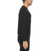 image:image100 Merino Wool  Mens Long Sleeve Crew Shirt  Thermal Base Layer170 Lightweight Black