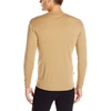 image:image100 Merino Wool  Mens Long Sleeve Crew Shirt  Thermal Base Layer170 Lightweight Desert Sand