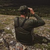 image:image100 Merino Wool  Mens Long Sleeve Crew Shirt  Thermal Base Layer170 Lightweight Olive Drab Green