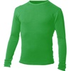 image:image100 Merino Wool  Mens Long Sleeve Crew Shirt  Thermal Base Layer170 Lightweight Zephyr Green