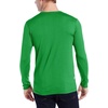 image:image100 Merino Wool  Mens Long Sleeve Crew Shirt  Thermal Base Layer170 Lightweight Zephyr Green