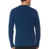 image:image100 Merino Wool  Mens Long Sleeve Crew Shirt  Thermal Base Layer235 Midweight Navy Blue