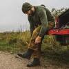 image:image100 Merino Wool  Mens Long Sleeve Crew Shirt  Thermal Base Layer235 Midweight Olive Drab