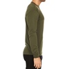 image:image100 Merino Wool  Mens Long Sleeve Crew Shirt  Thermal Base Layer235 Midweight Olive Drab