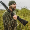 image:image100 Merino Wool  Mens Long Sleeve Crew Shirt  Thermal Base Layer235 Midweight Olive Drab