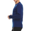 image:image100 Merino Wool  Mens Long Sleeve Crew Shirt  Thermal Base Layer400 Expedition Navy Blue