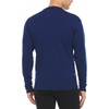 image:image100 Merino Wool  Mens Long Sleeve Crew Shirt  Thermal Base Layer400 Expedition Navy Blue