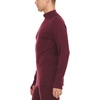 image:image100 Merino Wool  Mens Midweight Quarter Zip  Warm Pullover  MidlayerBurgundy