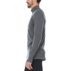 image:image100 Merino Wool  Mens Midweight Quarter Zip  Warm Pullover  MidlayerCharcoal Gray