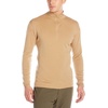 image:image100 Merino Wool  Mens Midweight Quarter Zip  Warm Pullover  MidlayerDesert Sand
