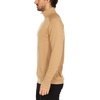 image:image100 Merino Wool  Mens Midweight Quarter Zip  Warm Pullover  MidlayerDesert Sand
