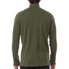 image:image100 Merino Wool  Mens Midweight Quarter Zip  Warm Pullover  MidlayerOlive Drab