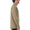 image:image100 Merino Wool  Mens Midweight Quarter Zip  Warm Pullover  MidlayerTan 499