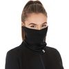 image:image100 Merino Wool  Midweight Neck Gaiter  Skiing Neck Warmer  Winter Face Mask  Multipurpose HeadwearBlack