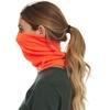 image:image100 Merino Wool  Midweight Neck Gaiter  Skiing Neck Warmer  Winter Face Mask  Multipurpose HeadwearBlaze Orange