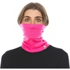 image:image100 Merino Wool  Midweight Neck Gaiter  Skiing Neck Warmer  Winter Face Mask  Multipurpose HeadwearBlaze Pink
