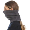 image:image100 Merino Wool  Midweight Neck Gaiter  Skiing Neck Warmer  Winter Face Mask  Multipurpose HeadwearCharcoal Gray