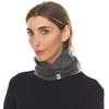 image:image100 Merino Wool  Midweight Neck Gaiter  Skiing Neck Warmer  Winter Face Mask  Multipurpose HeadwearCharcoal Gray
